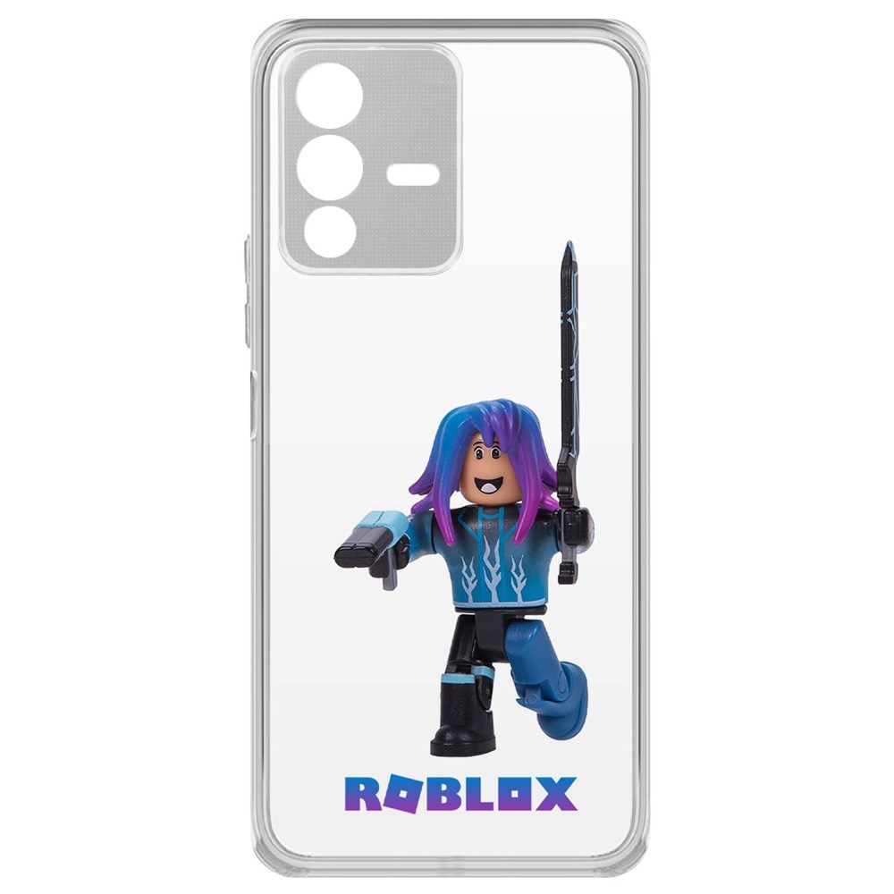 

Чехол-накладка Roblox-Паркурщик для Vivo V23 5G, Прозрачный