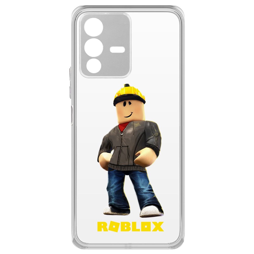 

Чехол-накладка Roblox-Строитель для Vivo V23 5G, Прозрачный