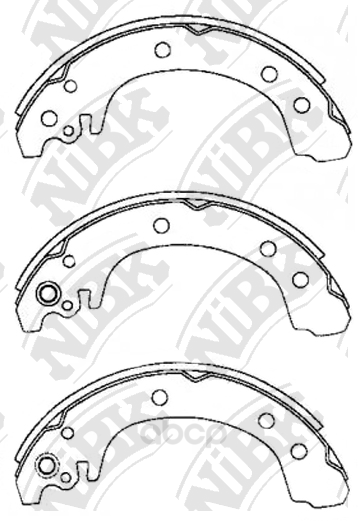

Комплект тормозных колодок NiBK FN0627