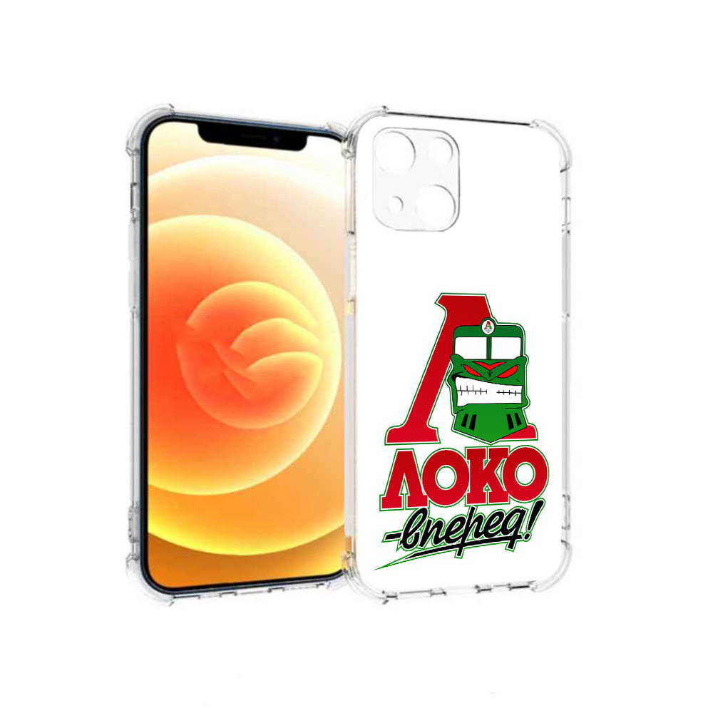

Чехол MyPads Tocco для Apple iPhone 13 ФК локо вперед (PT163239.611.181), Прозрачный, Tocco