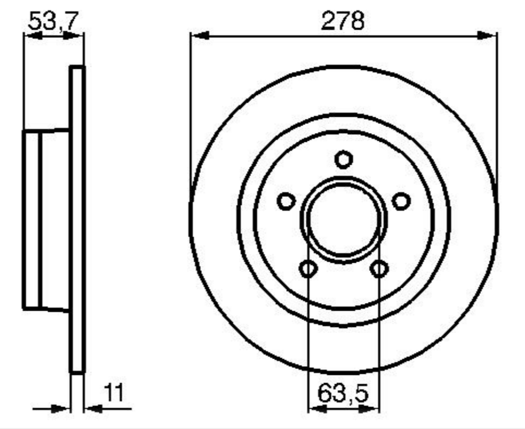 

AP F1014P Диск тормозной задний 1шт