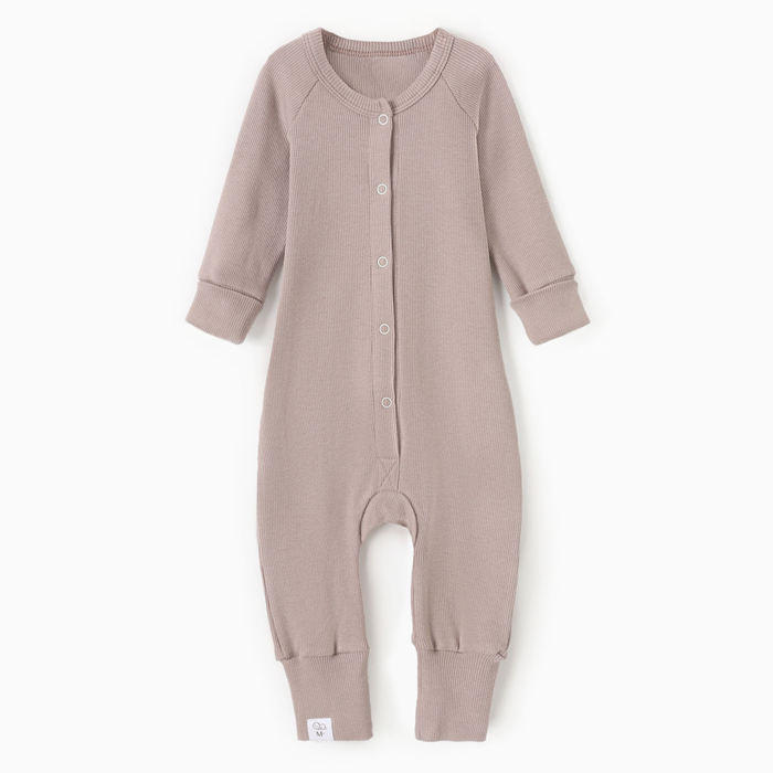 

Комбинезон детский MINAKU Baby Basic, Коричневый, 86, Baby Basic