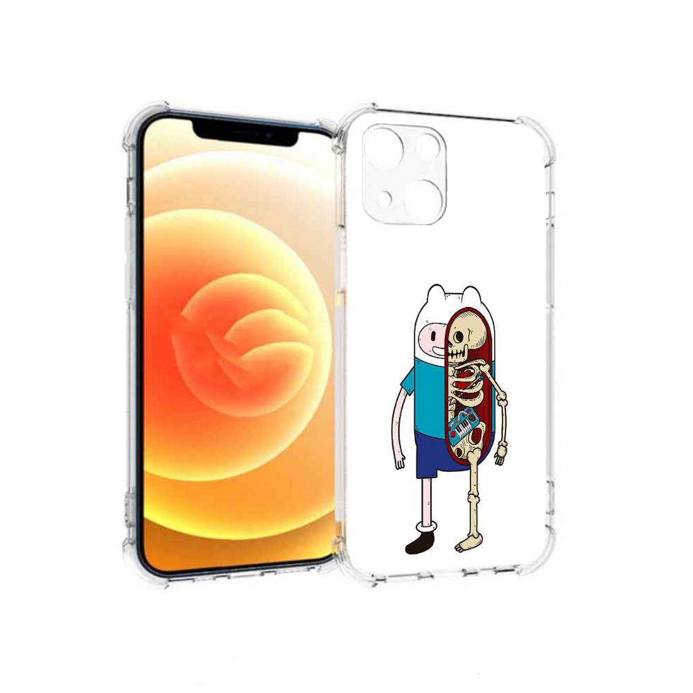 

Чехол MyPads Tocco для Apple iPhone 13 Финн скелет (PT163239.611.187), Прозрачный, Tocco