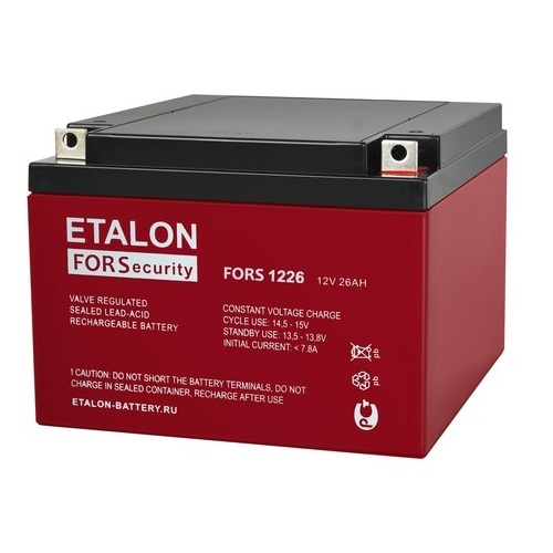 

Аккумулятор ETALON FORS 1226 (12В 26А/ч)