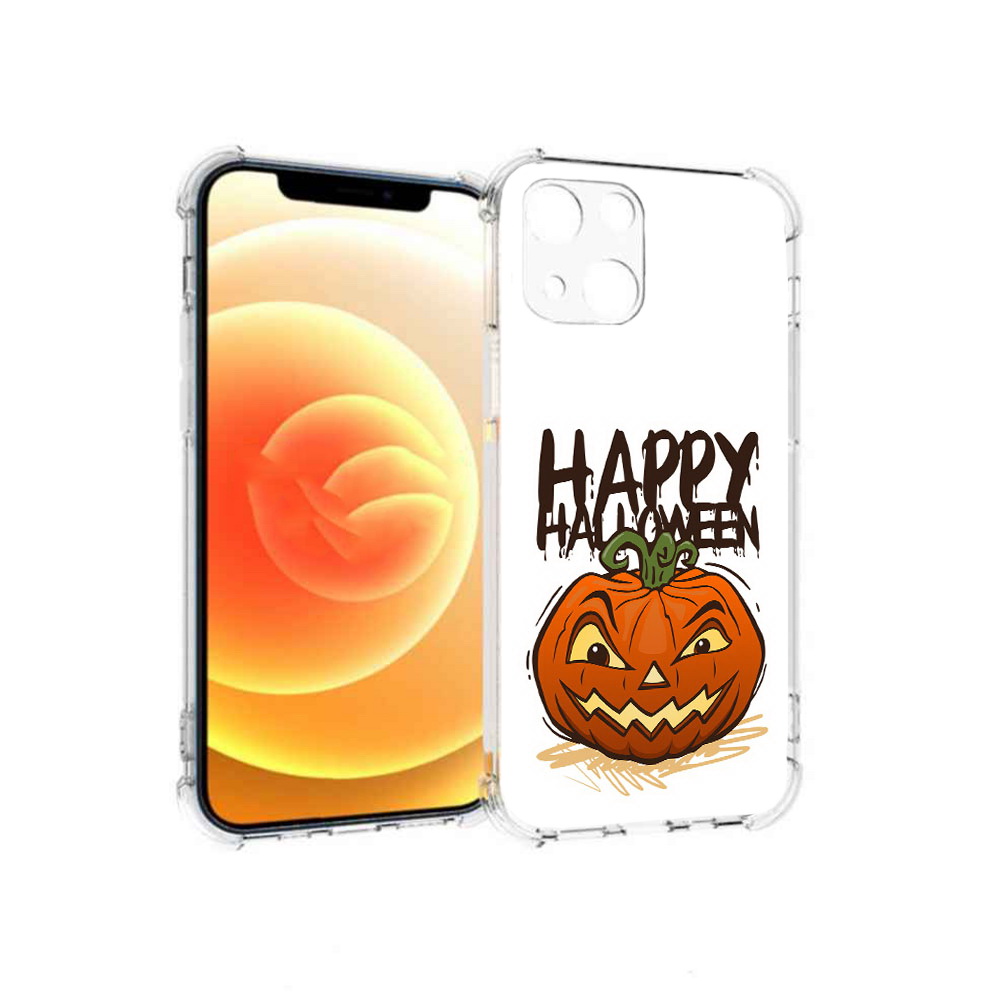 

Чехол MyPads Tocco для Apple iPhone 13 Хэллоуин счастливый (PT163239.611.195), Прозрачный, Tocco