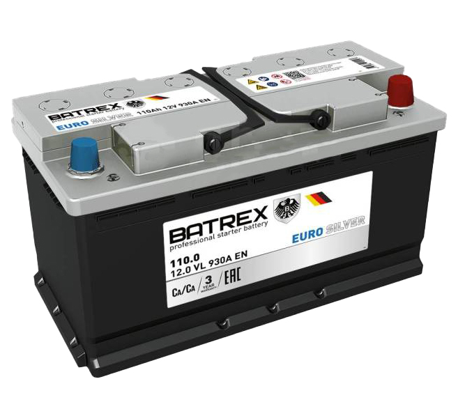 

Аккумулятор EUROSILVER 110 Ah, 930 A, 352 х 175 х 190 обр.