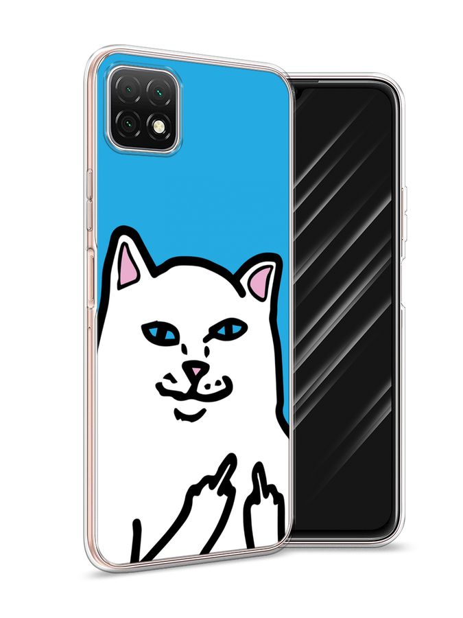 

Чехол Awog на Wiko T3 "Кот жесть", Разноцветный