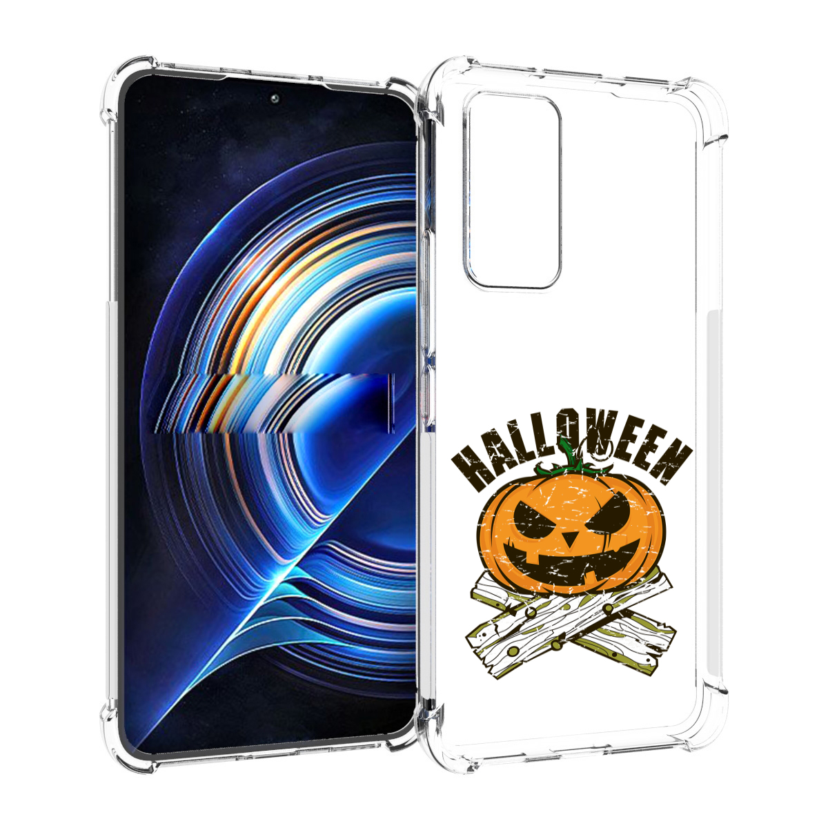

Чехол MyPads Хэллоуин доски тыква для Tecno Camon 19 Neo, Прозрачный, Tocco