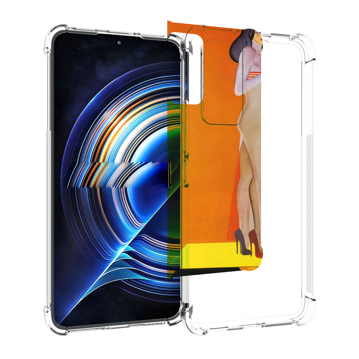 

Чехол MyPads девушка на шарах женский для Tecno Camon 19 Neo, Прозрачный, Tocco