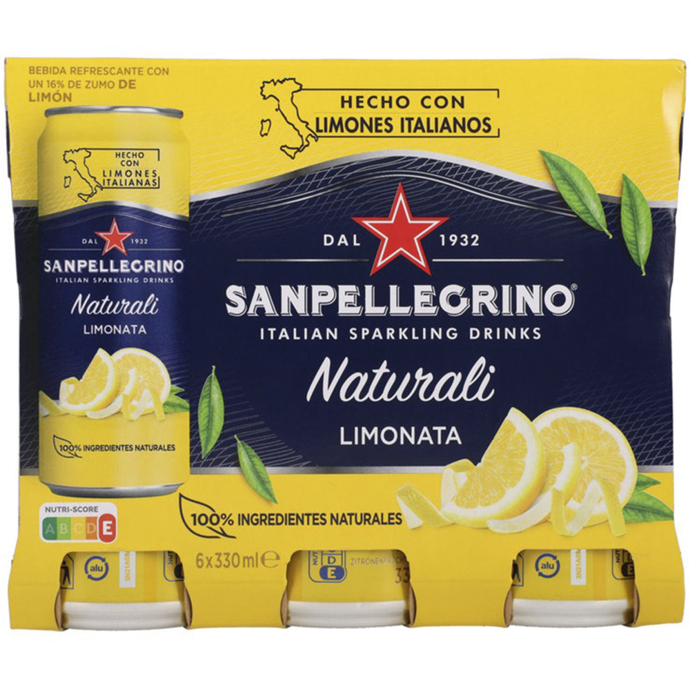 Напиток San Pellegrino Limonata Лимон 6 шт по 330 мл