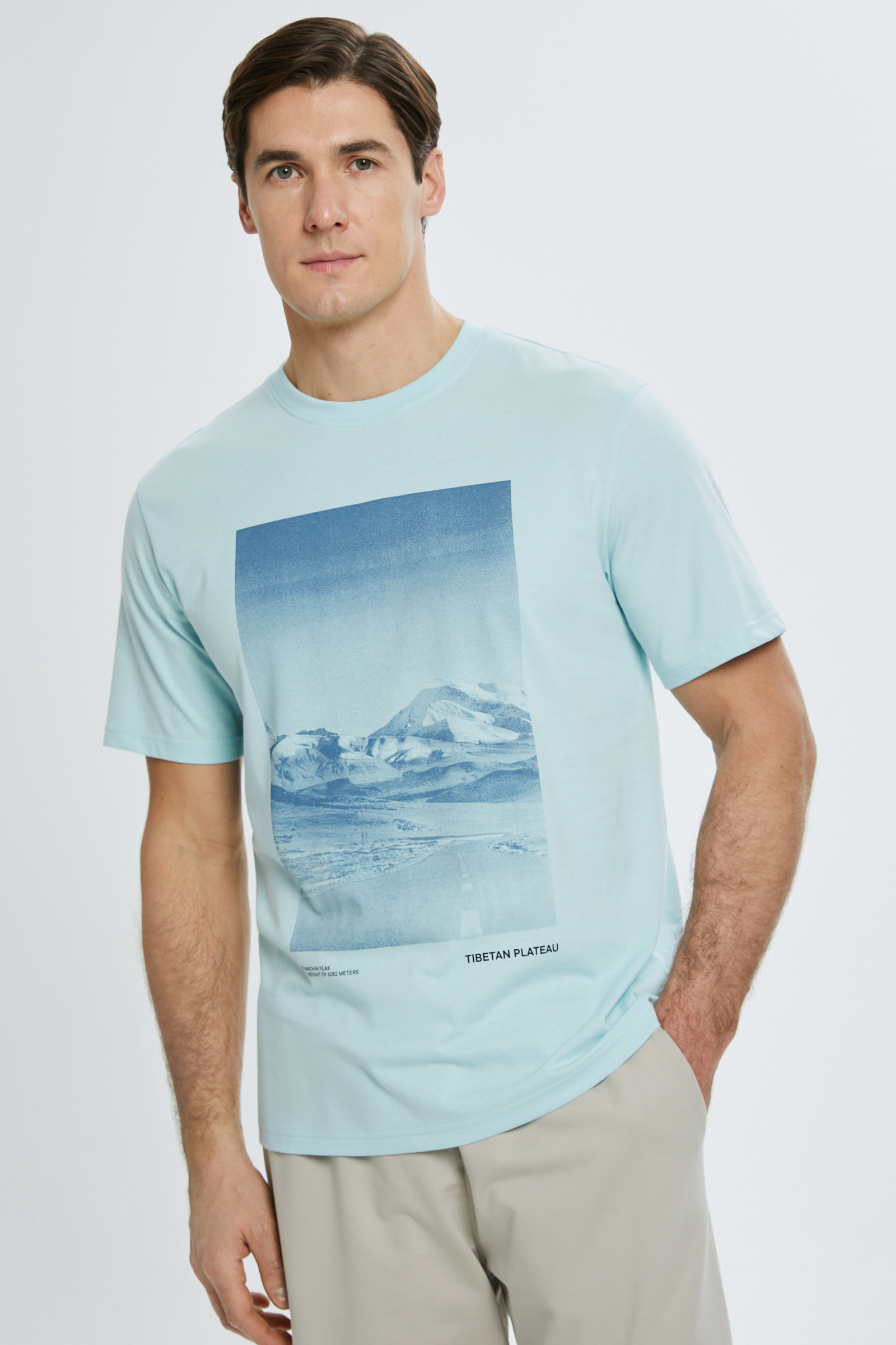 

Футболка мужская Finn Flare FBD210106-1P голубая 4XL, Голубой, FBD210106-1P