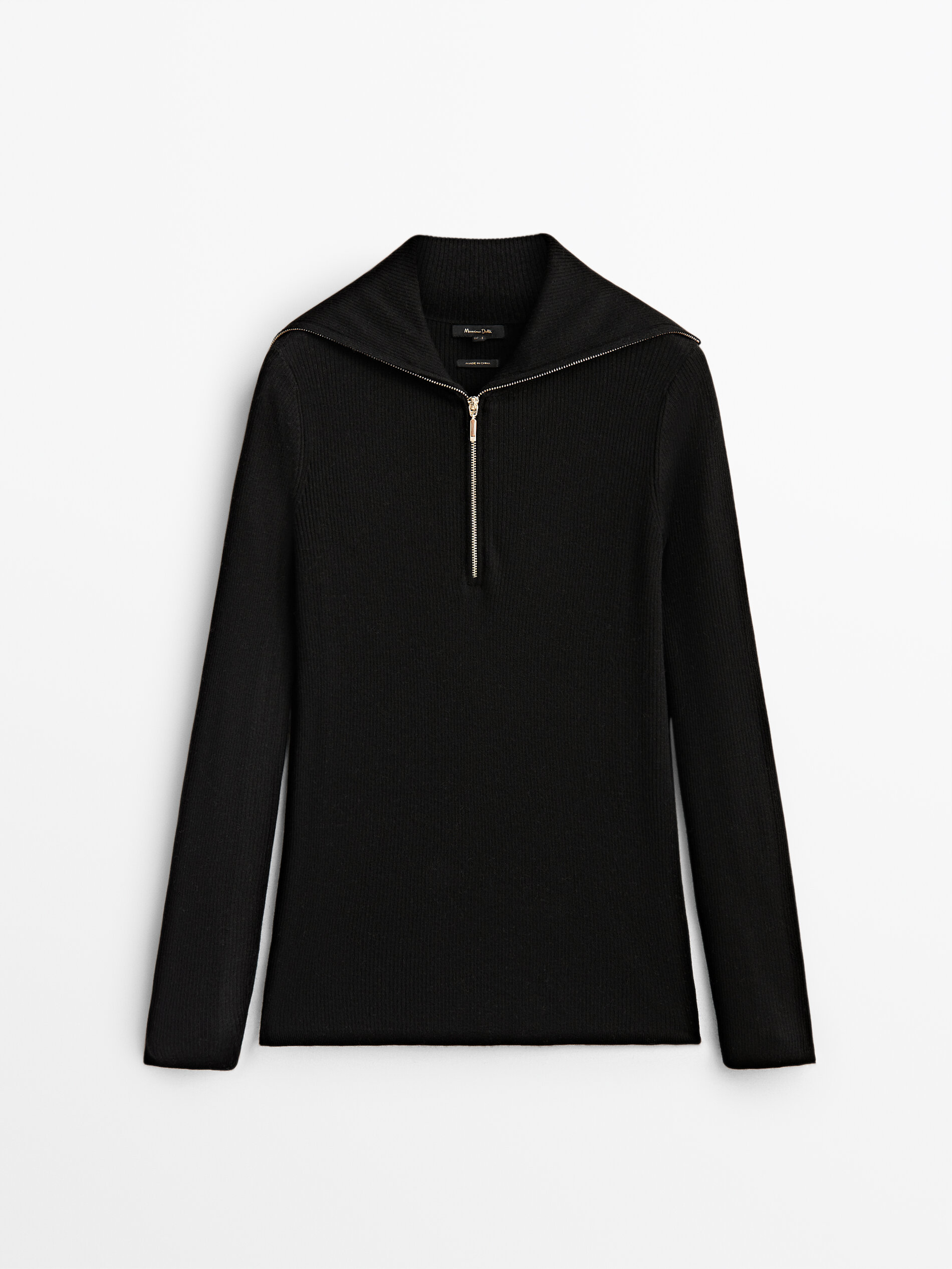 

Джемпер женский Massimo Dutti 05613614800 черный L, 05613614800