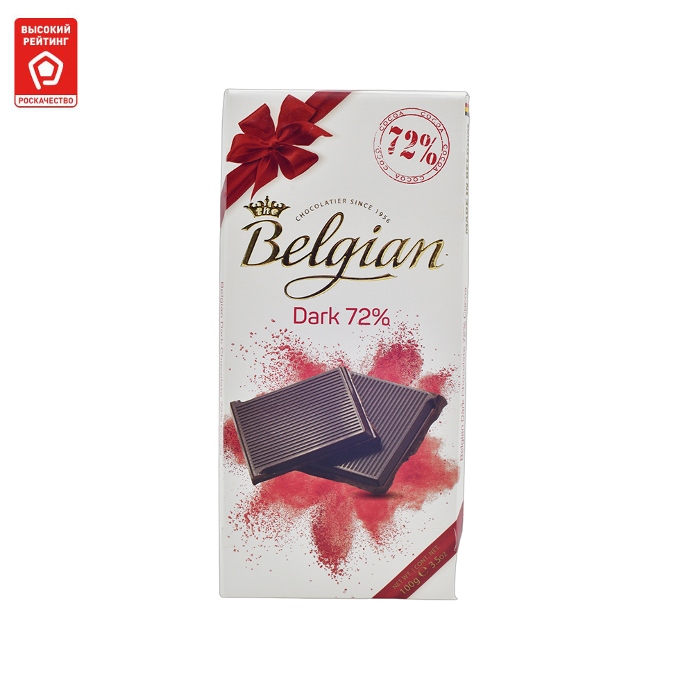 

Плитка The Belgian горькая 100 г