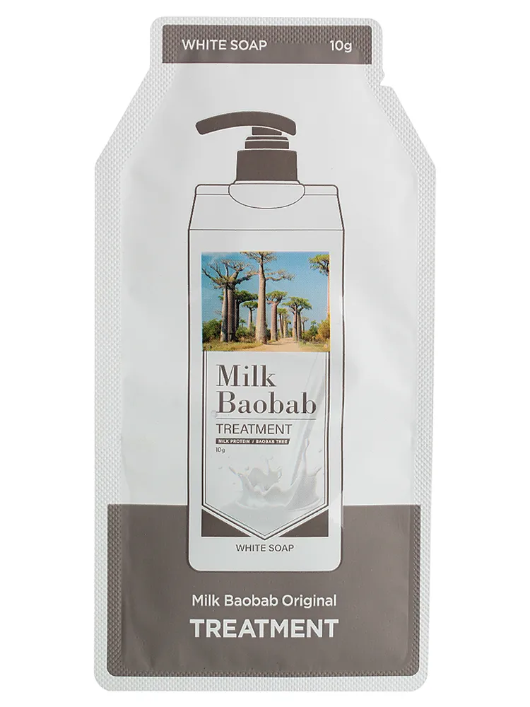 

Бальзам для волос MILK BAOBAB Original Treatment White Soap Pouch, 10 мл