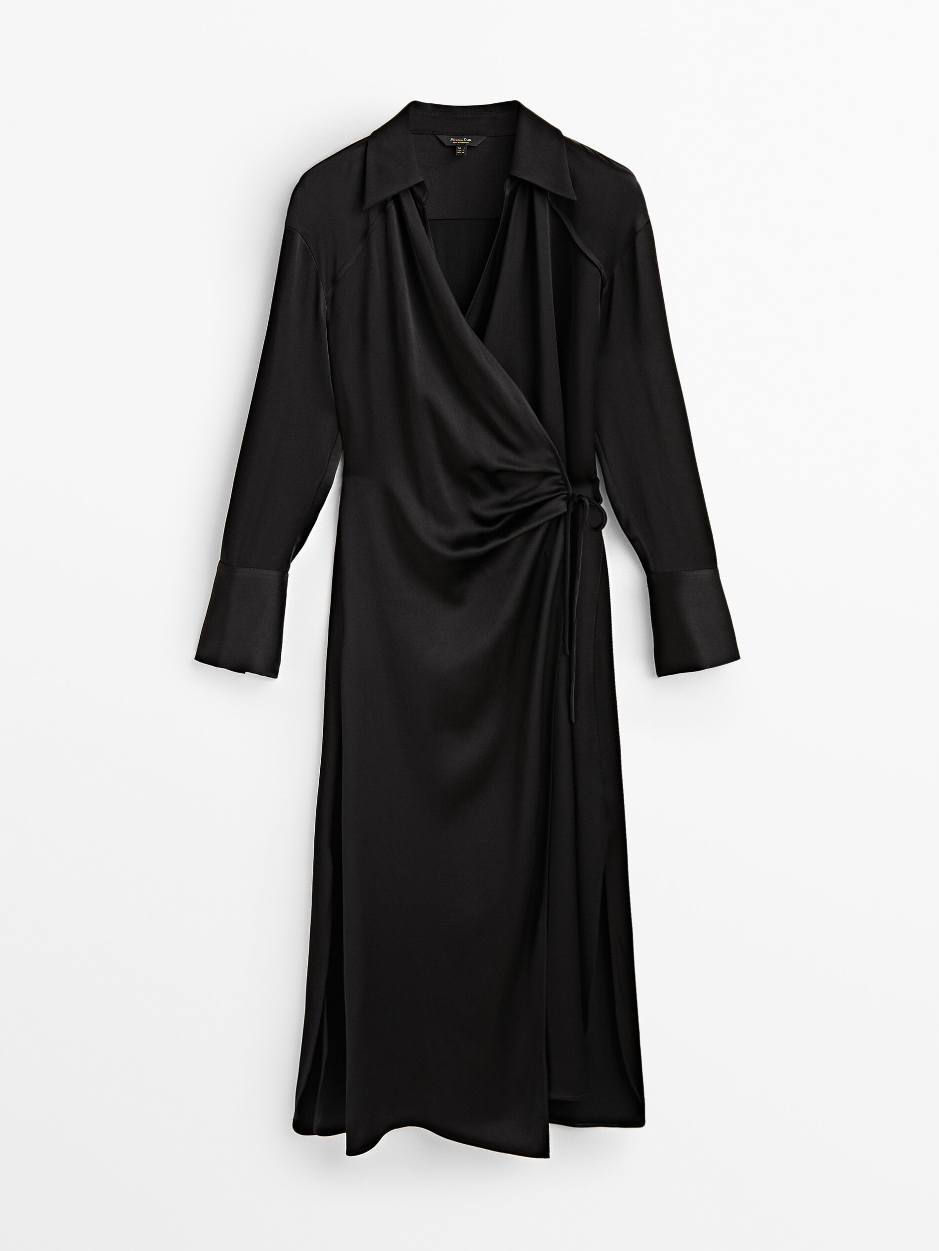 

Платье женское Massimo Dutti 06633695800 черное S, 06633695800