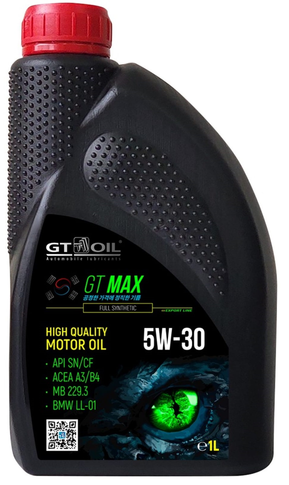 

Моторное масло GT OIL синтетическое Gt Max 5w30 Api Sn/Cf 1л