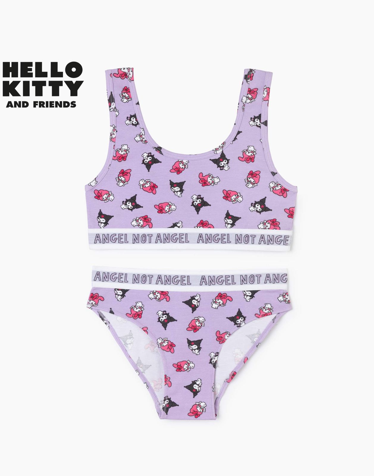 

Комплект белья для девочки Gloria Jeans GSE001327 фиолетовый/разноцветный 14+/164, GSE001327