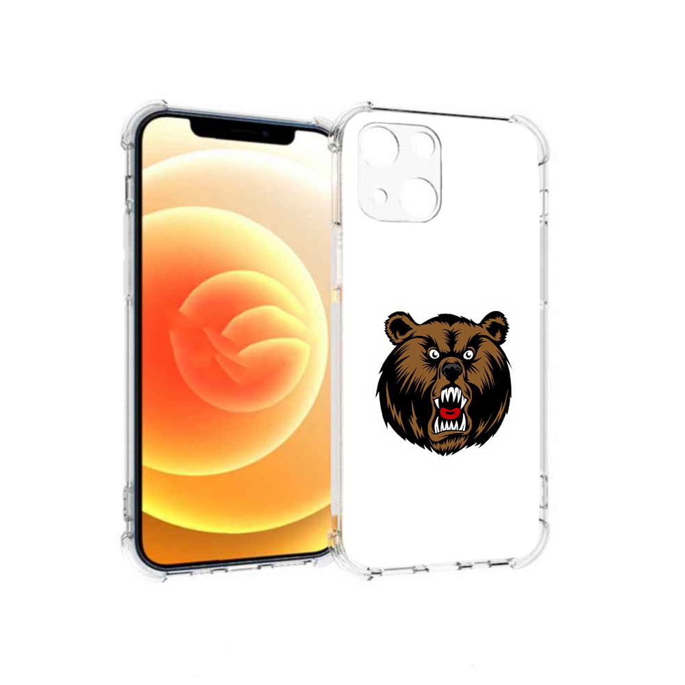 

Чехол MyPads Tocco для Apple iPhone 13 бурый (PT163239.611.253), Прозрачный, Tocco