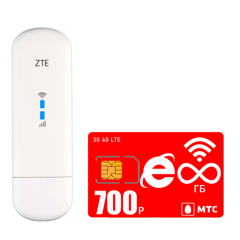 фото Модем zte mf79u (ru) с сим картой i безлимитный интернет и раздача i 700р/мес