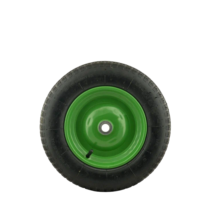 фото Колесо к тачке пневматическое 3,25-8 pr2400-1-20с (d колеса 360 мм, d ступицы 20 мм, l сту урожайная сотка