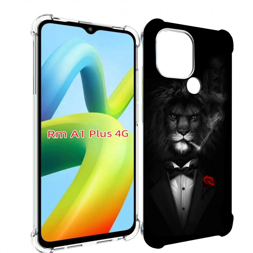 

Чехол MyPads лев-в-темноте-с-сигаретой мужской для Xiaomi Redmi A1 Plus +, Прозрачный, Tocco