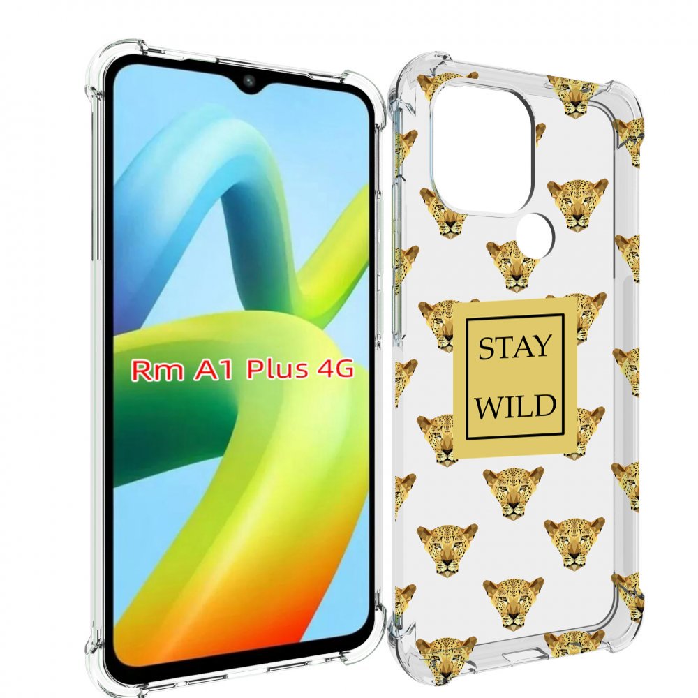 

Чехол MyPads леопард-вайлд для Xiaomi Redmi A1 Plus +, Прозрачный, Tocco
