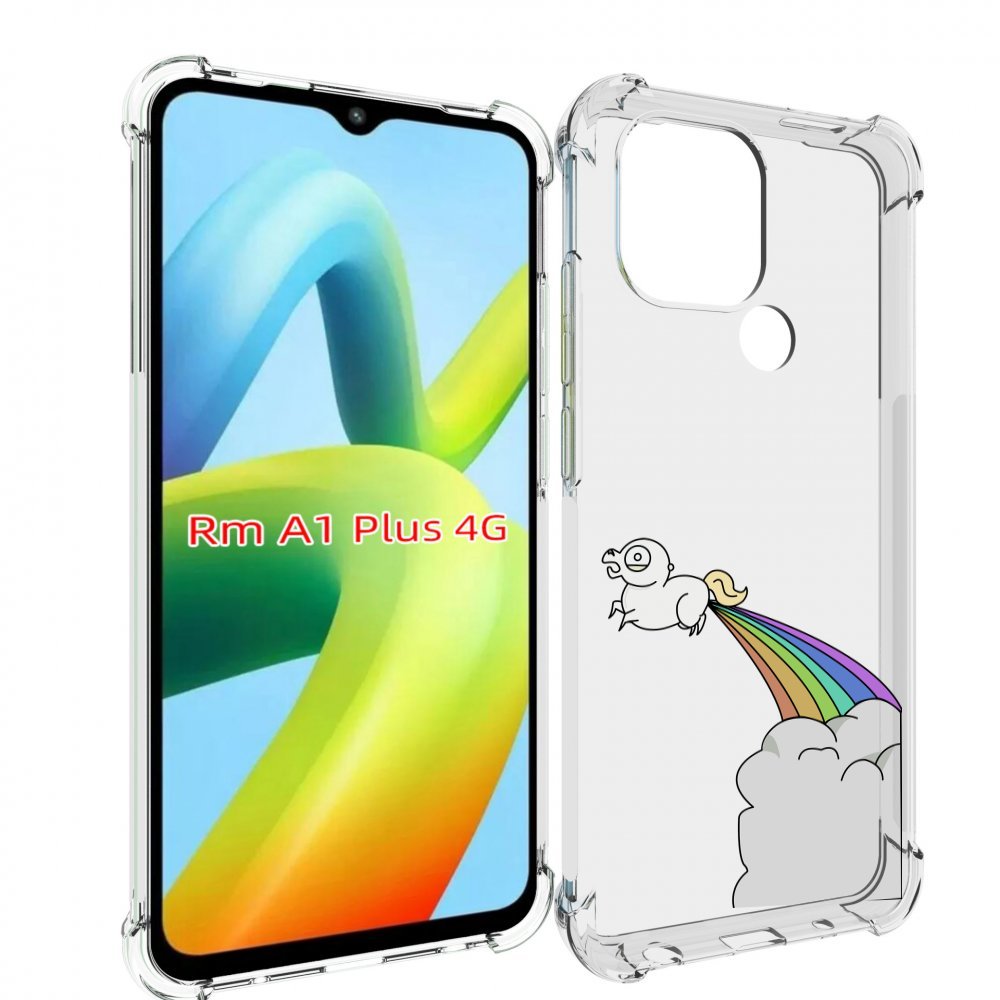 

Чехол MyPads летающее-пони детский для Xiaomi Redmi A1 Plus +, Прозрачный, Tocco