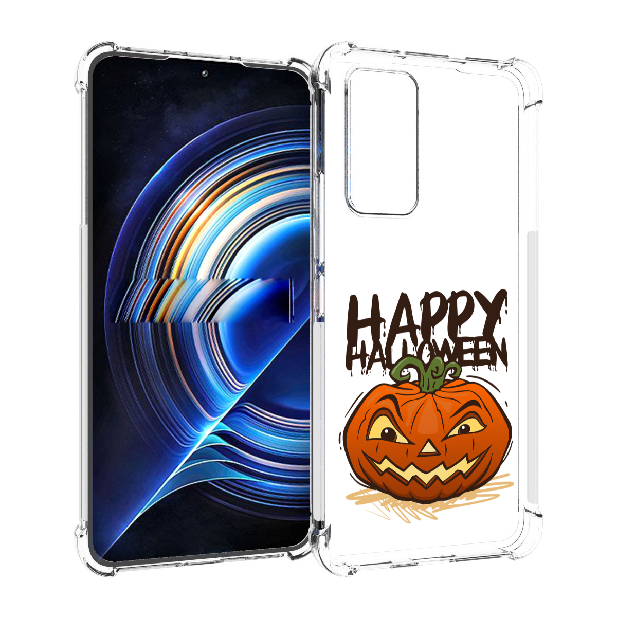 

Чехол MyPads Хэллоуин счастливый для Tecno Camon 19 Neo, Прозрачный, Tocco