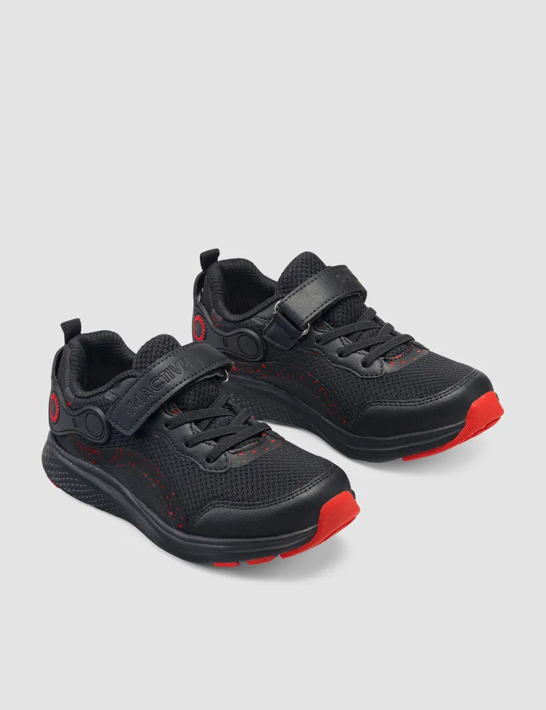 

Кроссовки детские ShagoVita 51467, черно-красный, 32, Черный, 51467