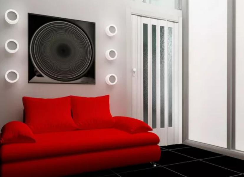 

Дверь-гармошка Star 116,3 X 203 см белый