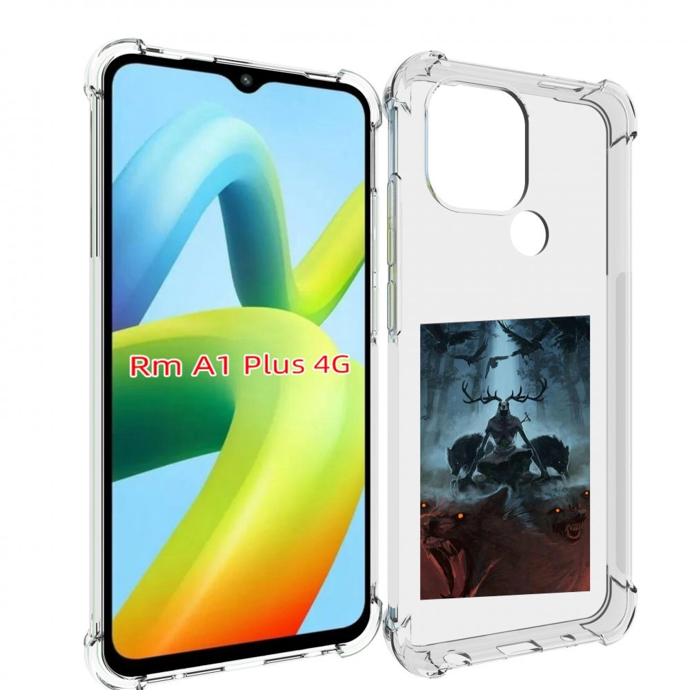 

Чехол MyPads лось демон для Xiaomi Redmi A1 Plus +, Прозрачный, Tocco