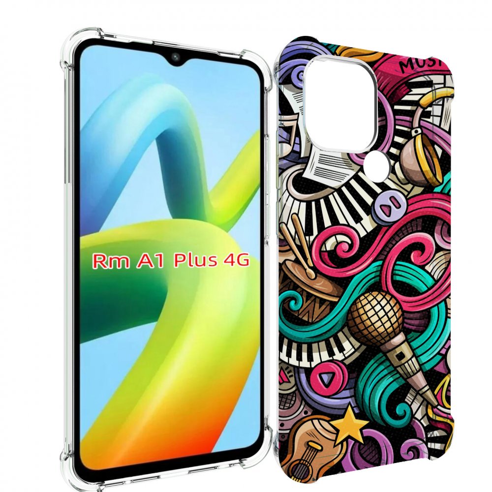 

Чехол MyPads любимая-музыка для Xiaomi Redmi A1 Plus +, Прозрачный, Tocco