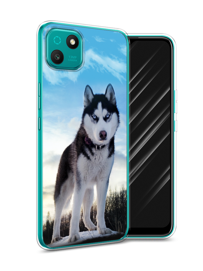 

Чехол Awog на Wiko T10 "Хаски 3", Разноцветный