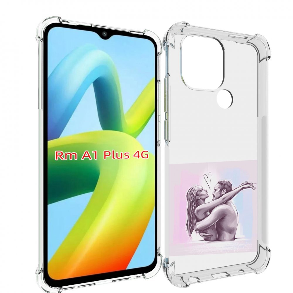 

Чехол MyPads любовные-тела для Xiaomi Redmi A1 Plus +, Прозрачный, Tocco