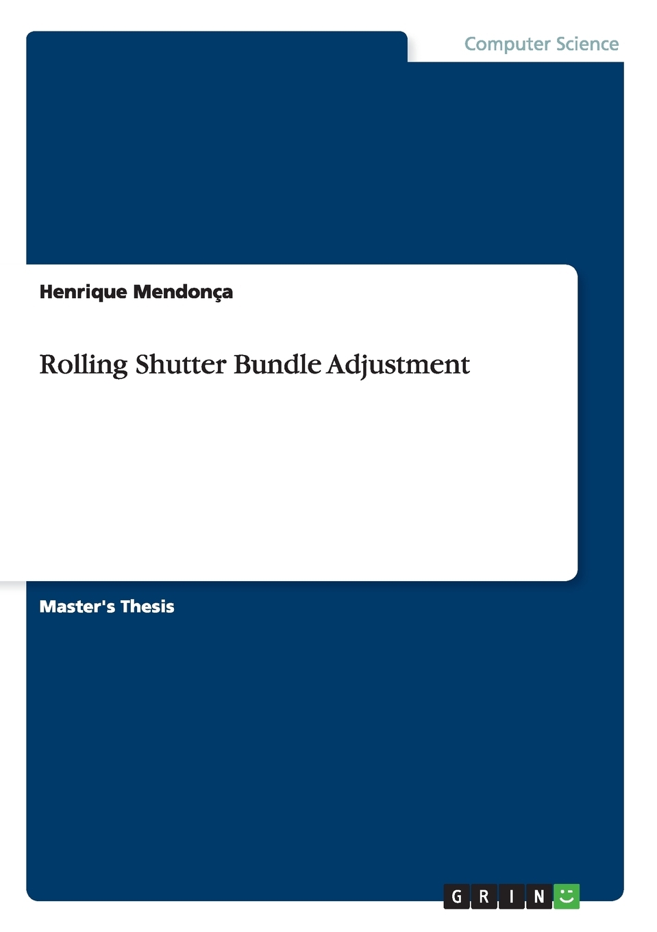

Rolling Shutter Bundle Adjustment