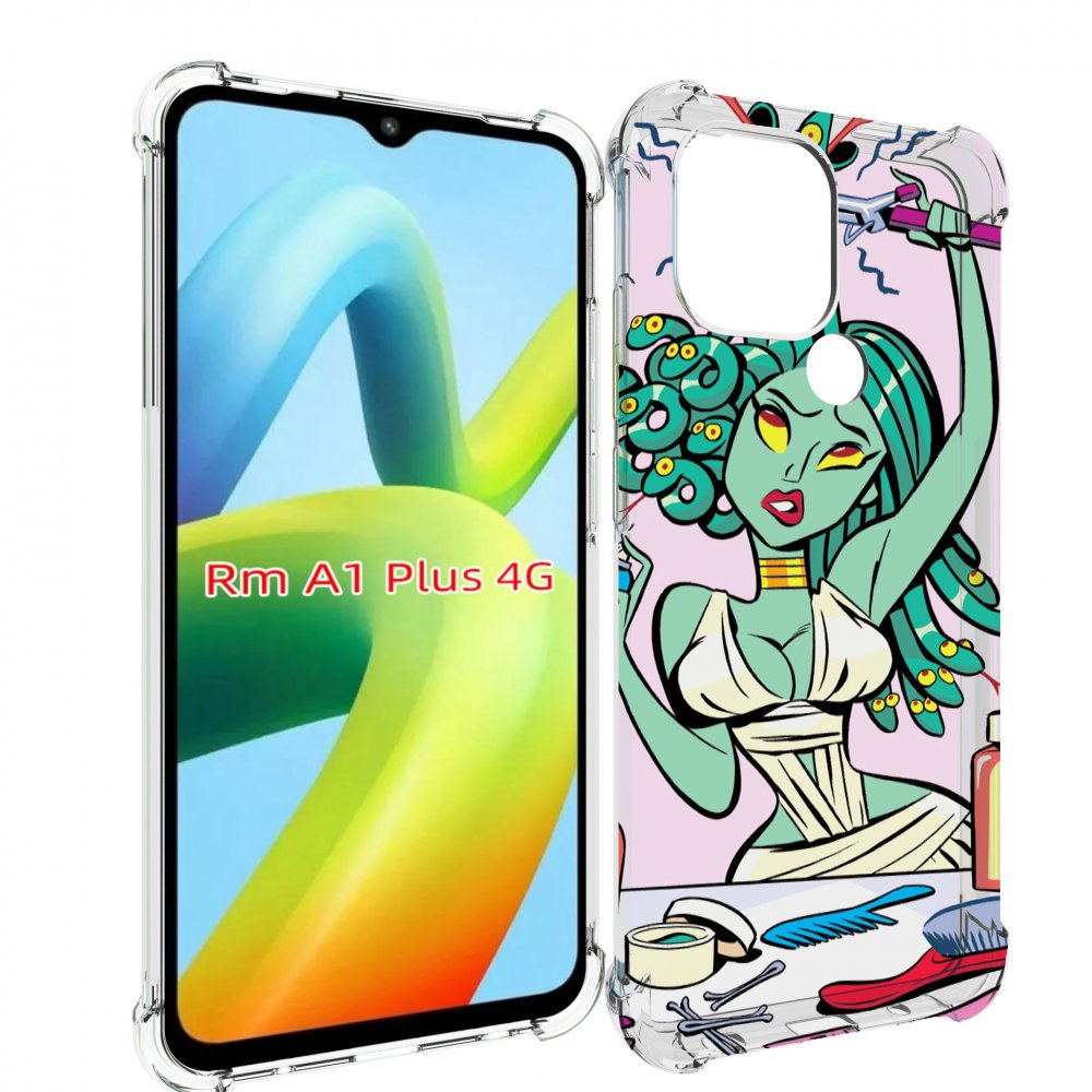 

Чехол MyPads медуза расчесывается женский для Xiaomi Redmi A1 Plus +, Прозрачный, Tocco