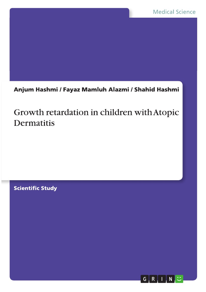 

Growth retardation in children with Atopic Dermatitis