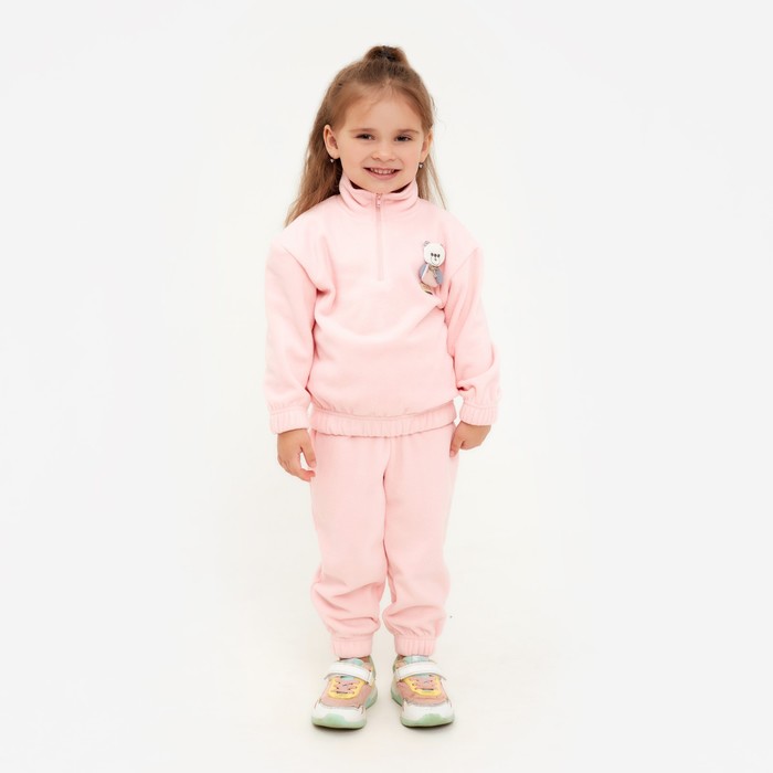 

Костюм детский (толстовка, брюки) MINAKU, персиковый, 98, MINAKU: Fleece Soft