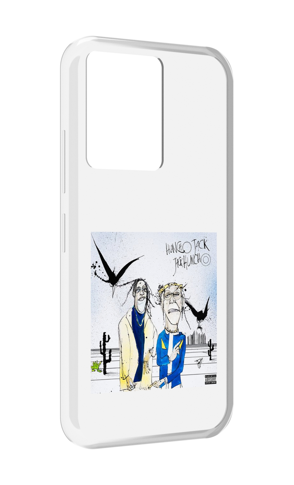 

Чехол MyPads Travis Scott & Quavo - Huncho Jack, Jack Huncho для Infinix Note 12 5G X67, Прозрачный, Tocco