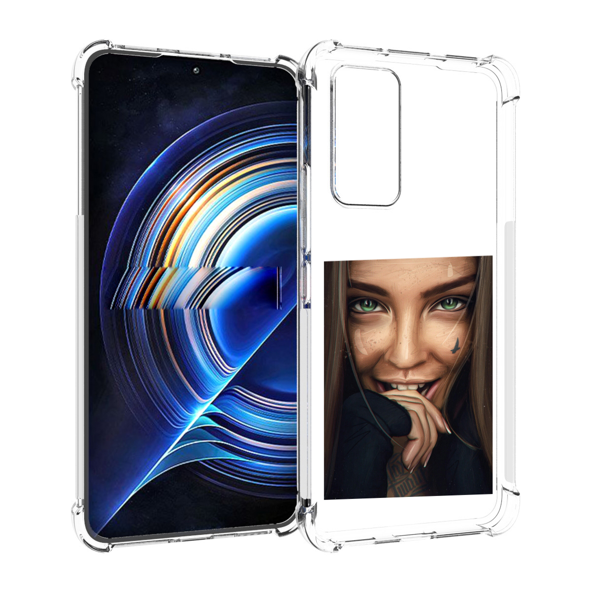 

Чехол MyPads девушка улыбается женский для Tecno Camon 19 Neo, Прозрачный, Tocco