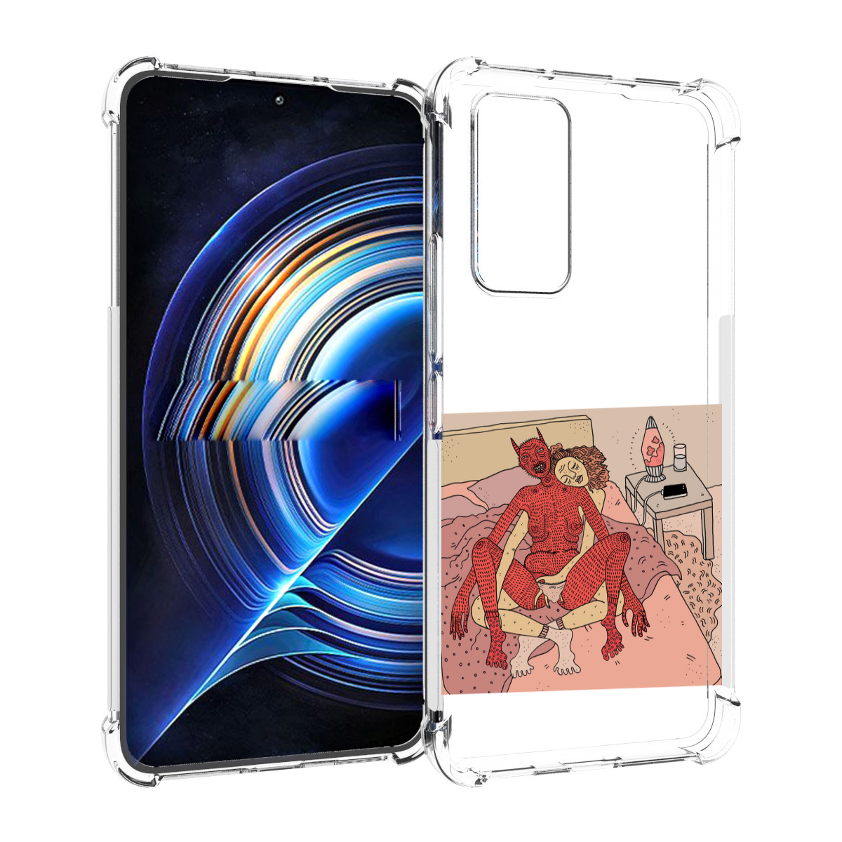 

Чехол MyPads девушка-без-кожи для Tecno Camon 19 Neo, Прозрачный, Tocco
