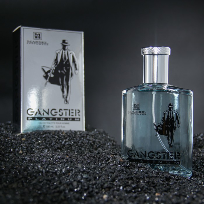 фото Туалетная вода мужская gangster platinum, 100 мл marsel parfumeur