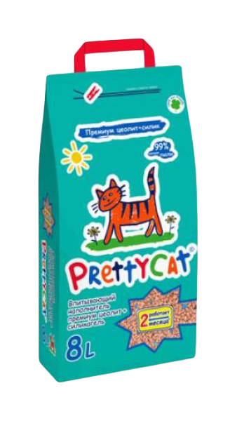 фото Наполнитель для кошачьего туалета pretty cat premium, 4 кг prettycat