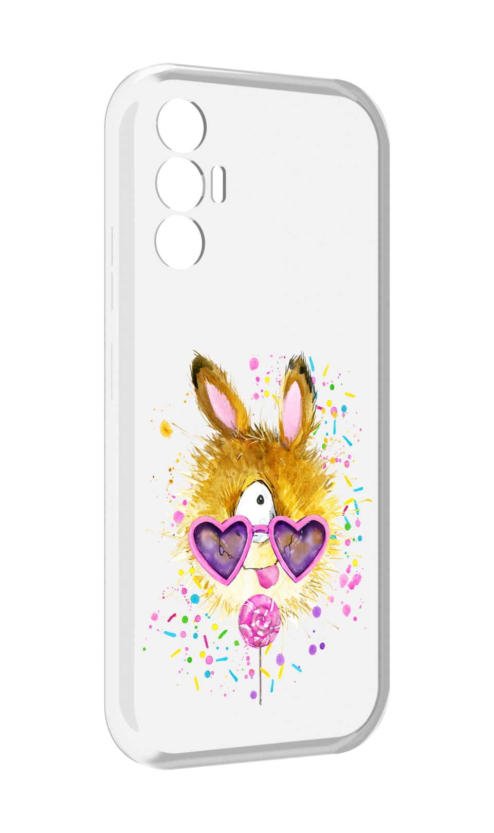 

Чехол MyPads Чупя для Tecno Pova 3, Прозрачный, Tocco