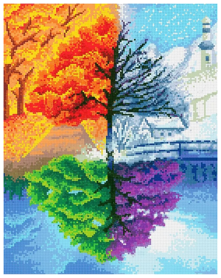 Алмазная мозаика на подрамнике 40х50 