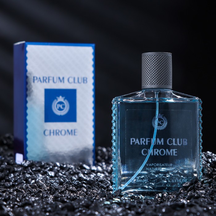 Туалетная вода мужская Parfum Club Chrome, 100 мл крем краска princess essex chrome pe9 61 9 61 блондин фиолетово пепельный 60 мл