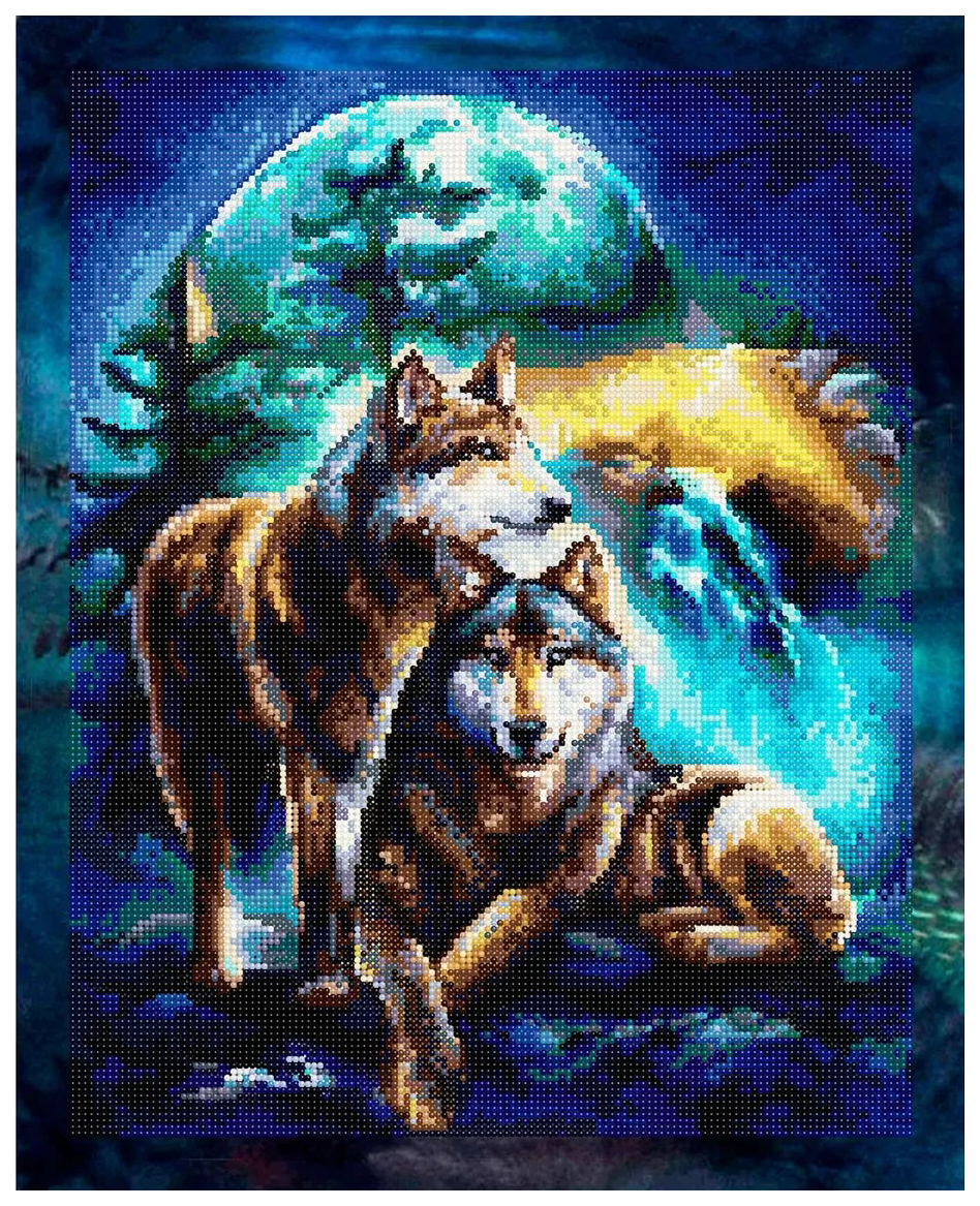 Алмазная мозаика по номерам с подрамником Art on Canvas ANN24 