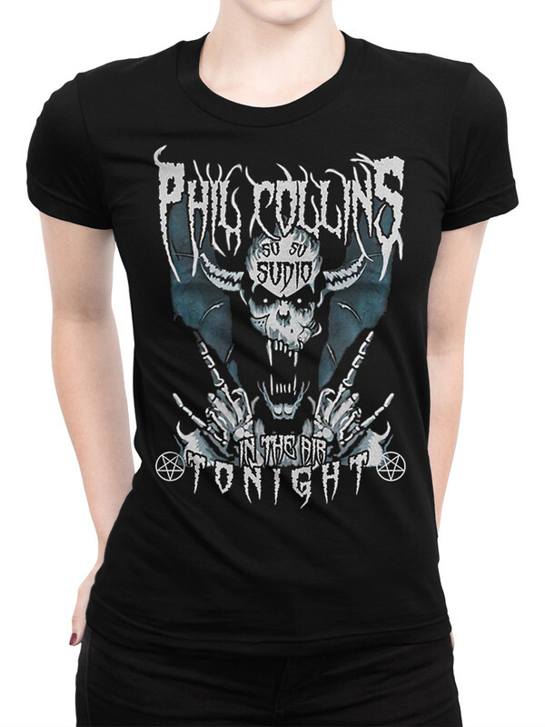 

Футболка женская DreamShirts Studio Рок Phil Collins - Фил Коллинс 458-collins-1 черная M, Черный, Рок Phil Collins - Фил Коллинс 458-collins-1