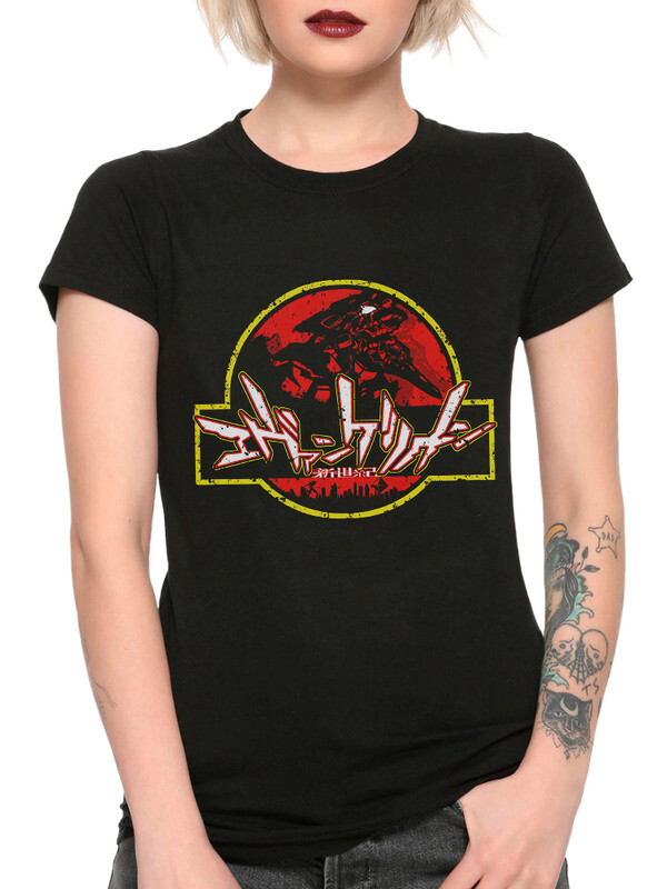 Футболка женская DreamShirts Studio Аниме Евангелион 459-evangelion-1 черная S