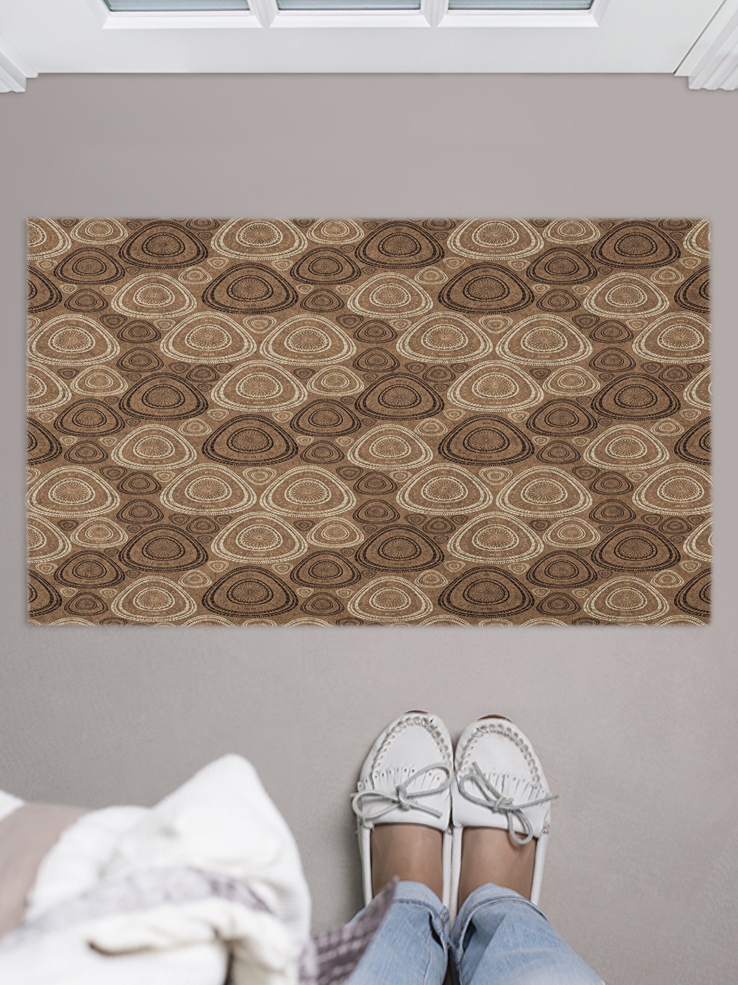 

Придверный коврик в прихожую для обуви, на резиновой основе, 75x45 см door_67910 JoyArty